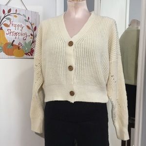 Vanilla Star Cream sweater size L
